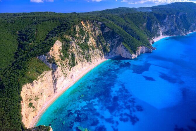 A Relaxing Private Corfu Sea Tour for Cruise Passengers - The boat setup: pontoon comfort, sun deck, and shade you’ll use
