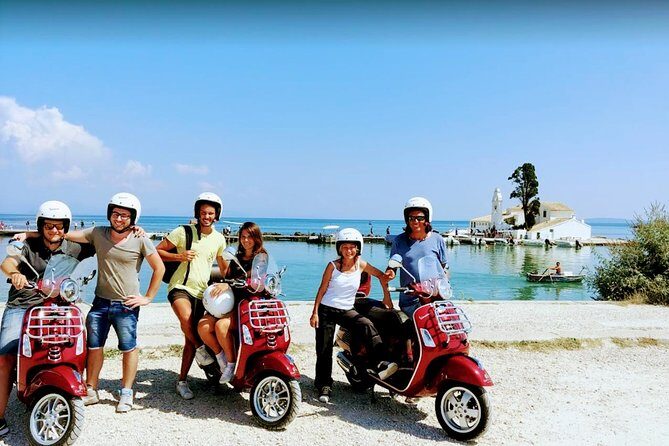 Above & Beyond Palaiokastritsa Corfu Vespa Scooter Tour - Stop 4: Lakones village break for views and a light snack