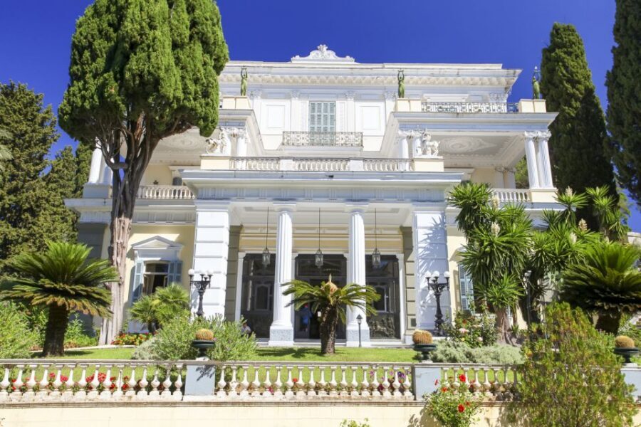 Achilleion Palace, Kanoni & Corfu Old Town Private Tour - Kanoni Hill and the Sea Views Over Mouse Island