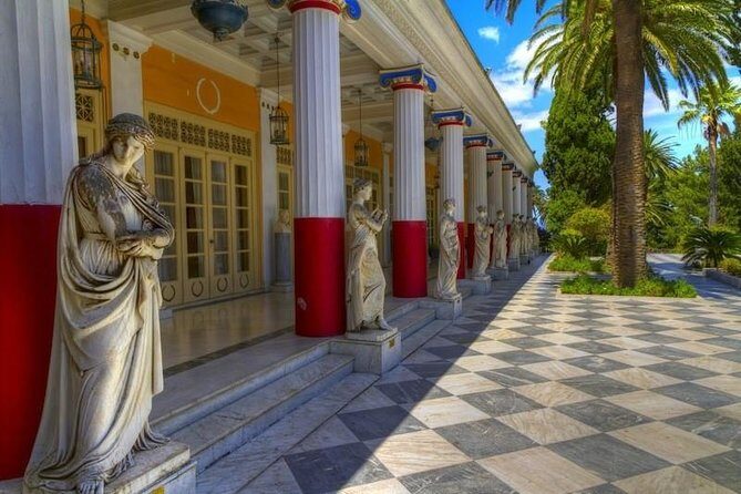 Achillion Paleokastritsa Corfu Private Tour - Pickup, minibus comfort, and staying on cruise time