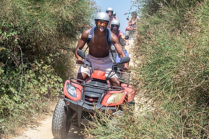 ATV Quad Guided Sightseeing/ Exploring Tour@The Pink Palace Corfu - The first stop: Pink Palace Beach Resort and your first photo opportunities