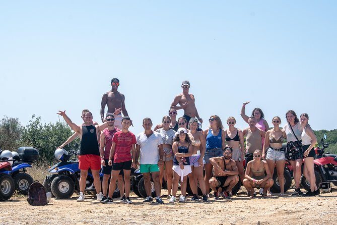 ATV Quad Guided Sightseeing/ Exploring Tour@The Pink Palace Corfu - Paramonas Beach: the real swim break in a quiet bay