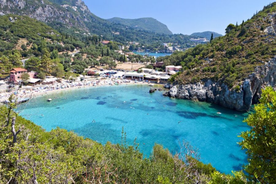 Best of Corfu Private Minibus Tour - Paleokastritsa Beach: swim time plus cave-boat options