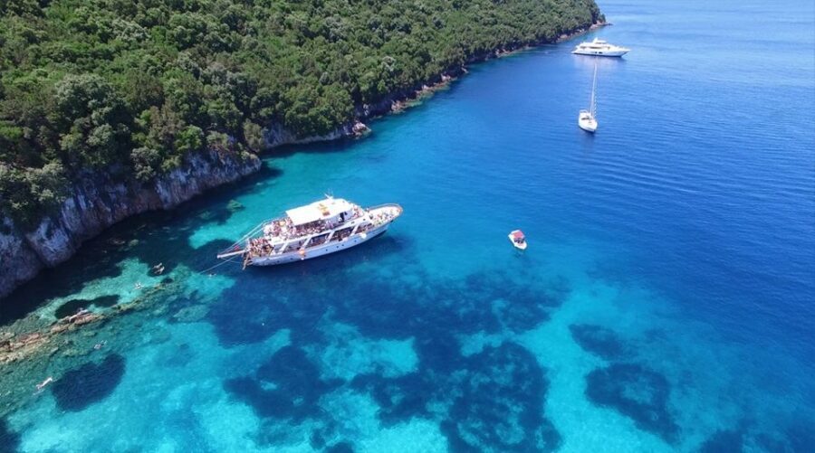Corfu: Day Cruise to the Blue Lagoon with Visit to Syvota - Syvota on the mainland: 1.45 hours for beaches and local stores