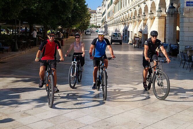 Corfu Old Town Cycle Tour-History,Flavours & Narrow Alleys! - The Liston and the churches: historical stops that don’t feel like museum time