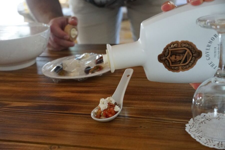 Corfu: Olive Oil Experience - The Governor's Olive Mill - The tasting seminar: how to taste olive oil like an adult