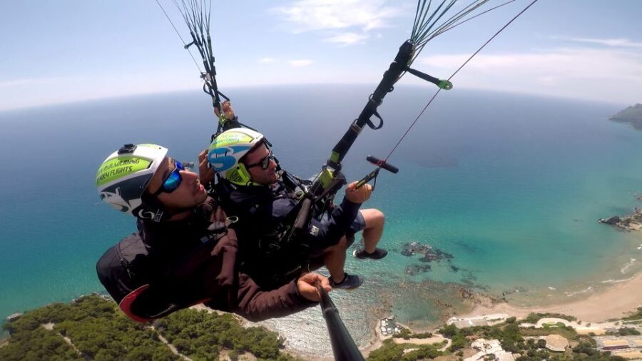 Corfu: Paragliding Tandem Flight Above Pelekas Town - Getting airborne over Pelekas: what makes the first moments matter