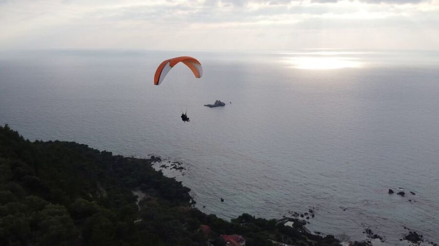 Corfu: Paragliding Tandem Flight Above Pelekas Town - Tandem paraglider setup: how you fly when you’re not a pilot