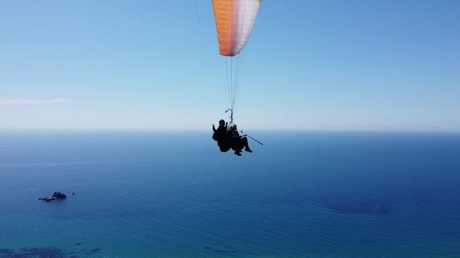 Corfu: Paragliding Tandem Flight Above Pelekas Town - Pelekas aerial view: why the total time feels longer than the flight