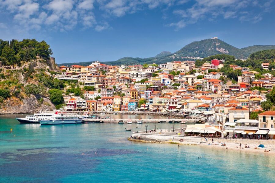 Corfu: Parga, Sivota and Blue Lagoon Full-Day Boat Cruise - On-board guide Maria, multi-language narration, and the return party