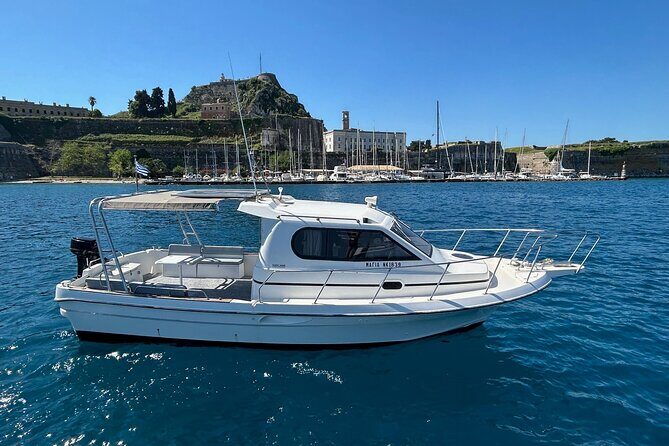 Corfu Private Boat Tour - A private boat base in Corfu’s historic old-port area