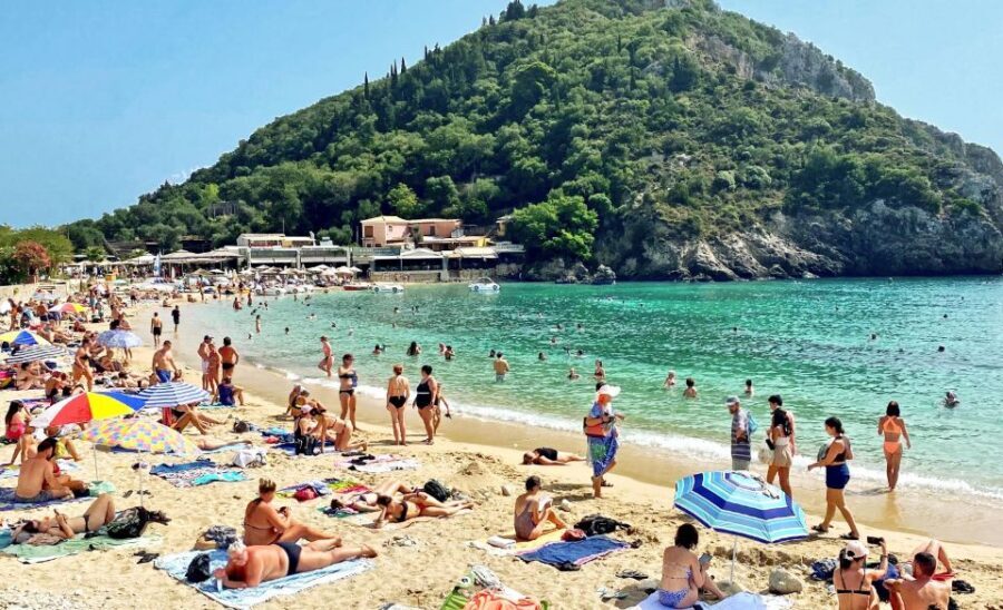 Corfu: Shore & Shared – Palaiokastritsa, Lakones, Kratsalo - Getting comfortable: air-conditioned coach and a guide-led day