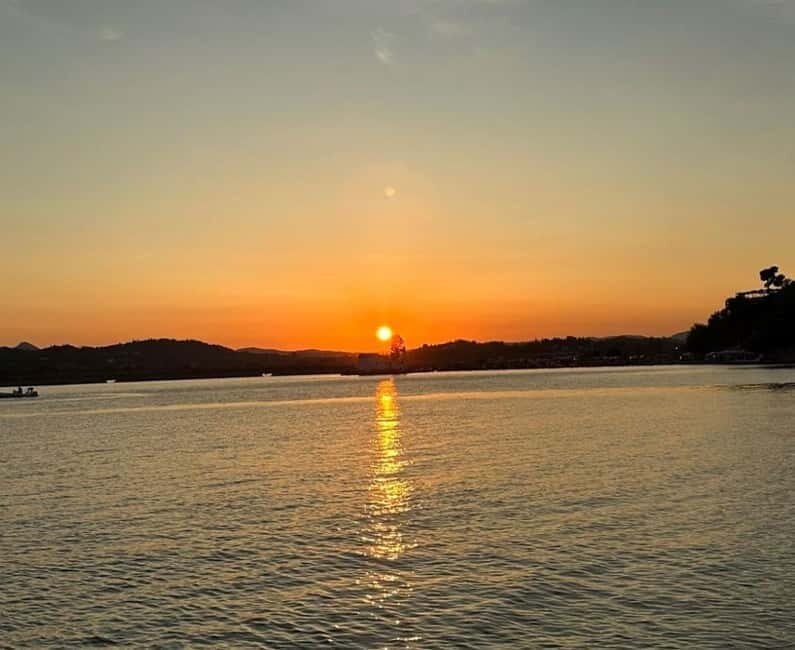 Corfu: Sunset Cruise on a Traditional Wooden Sailing Yacht - Pontikonisi at the end: the sunset payoff