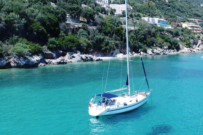 Corfu:Private sailing yacht cruise for up to 10 guests - Royal Baths and Vido: swimming that feels built-in, not optional