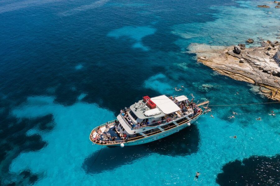 From Benitses/Lefkimmi: Paxos, Antipaxos & Caves Day Cruise - Antipaxos swimming and the “worth it” factor