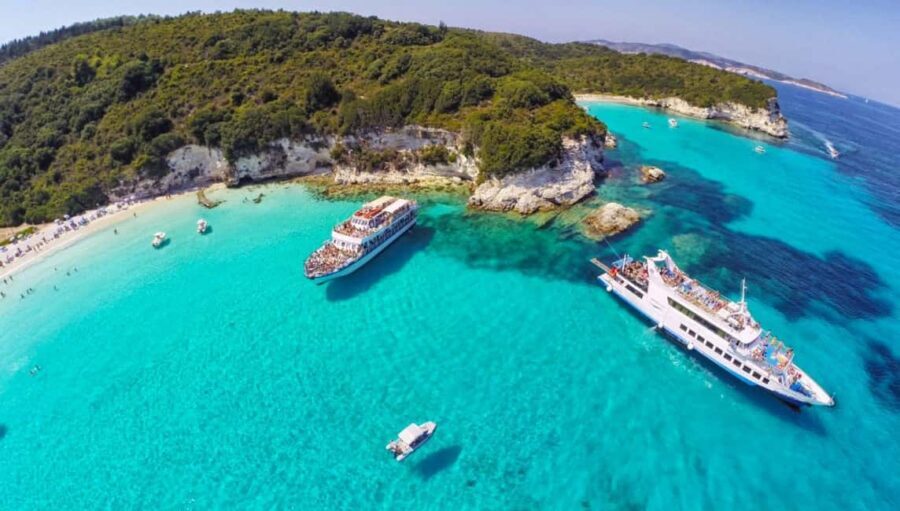 From Corfu Island: Antipaxos & Paxos Blue Caves Boat Cruise - Blue Caves and Two Islands: The Real Pitch