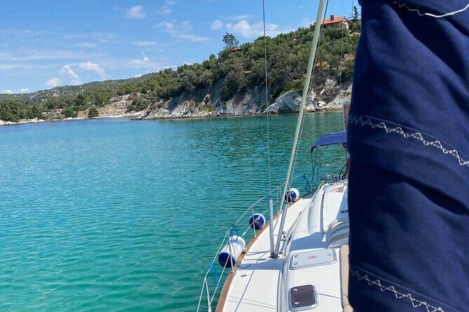 Full Day Cruise on Sailing Yacht in Corfu Island - Stop 2: Kerasia Beach for clear water and a quieter feel