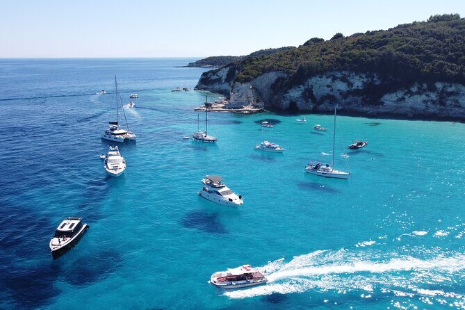 Full Day Private Cruise on Speed Boat in Corfu island - Antipaxos and Voutoumi Beach: the golden-sand reset