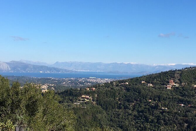 Land Rover Safari Corfu South Route - Stop 1: Agioi Deka and the Pantokrator Monastery viewpoint