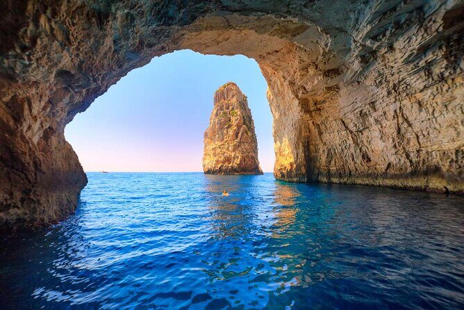 Luxury Private Cruise to Paxos, Antipaxos & Blue Caves with Lunch - Blue Caves of Paxos: the protected-water stop that makes people go quiet