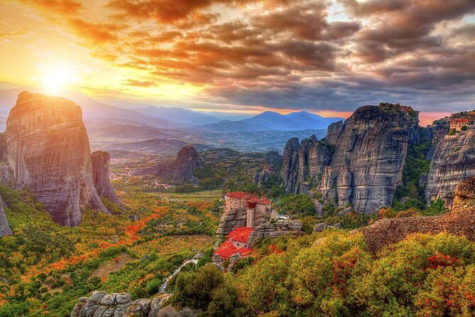 Magical Meteora from Parga - St Stephan (the nunnery): getting in smoothly with the right clothes
