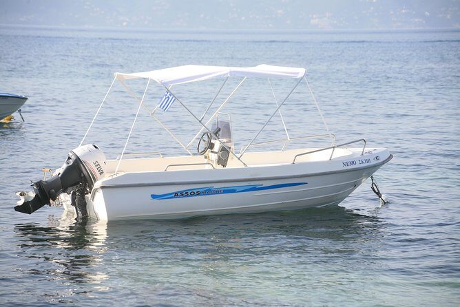 Motor boat hire in corfu Asso 4.85 - What’s included on the boat (and why it changes the whole day)