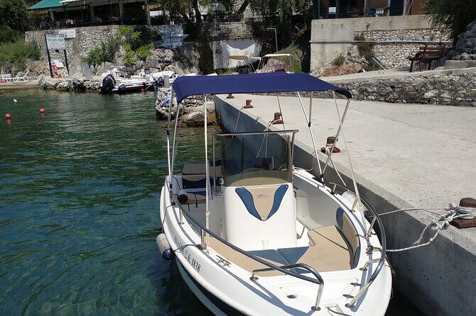 Motor Boat Hire in Corfu Italmar 17,Asso 5.10, Next 5m - How Your Day Flows: A Flexible Course Along Corfu’s East Coast