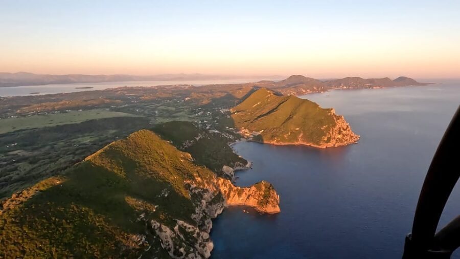 Paramotor Flight over Corfu's West Coast - Gear Rules and Body Limits (Read This Before You Pack)