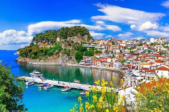 Parga, Sivota and Blue Lagoon Cruise - Pisina Beach in Sivota: a classic anchored-water stop