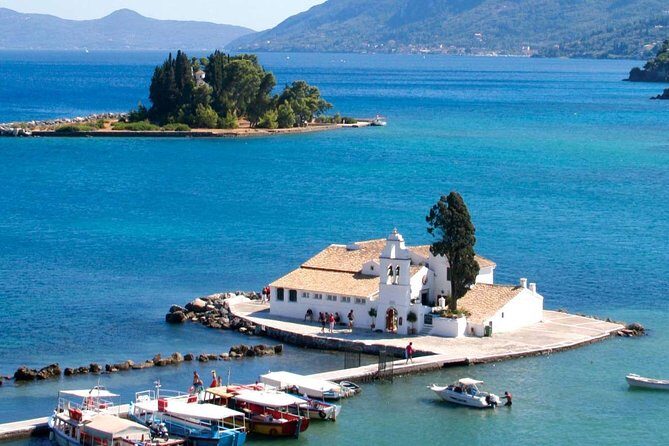 Private Corfu Full-day tour - Kanoni: Panagia Vlacherna, Mouse Island, and that nearby-airport view