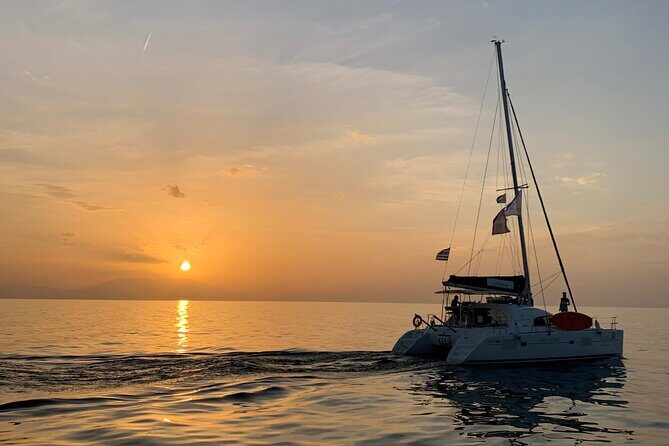 Sunset Cruise in Corfu Old Town on a luxury Catamaran - The hammock zone and crew hosting you like it matters